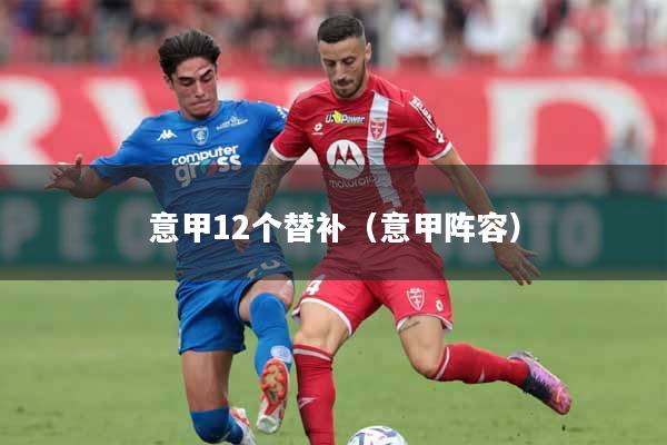 意甲12个替补（意甲阵容）